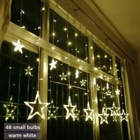 LED-Lichterkette | Sterne Stimmungsvolle Beleuchtung Langlebig Einstellbar Vielseitig-Luzern Mode