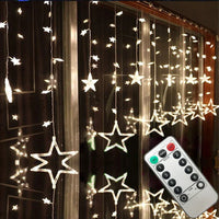 LED-Lichterkette | Sterne Stimmungsvolle Beleuchtung Langlebig Einstellbar Vielseitig-Luzern Mode
