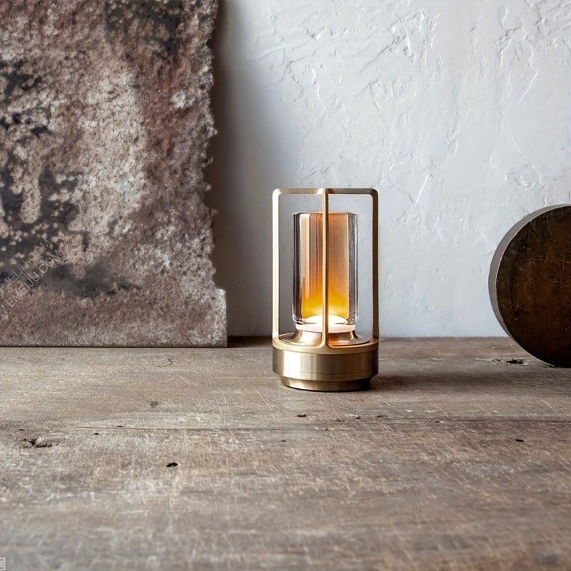 Tischlampe | Japanischer Stil | LED | Kabellos | Einfarbig | Touch-Bedienung-Luzern Mode