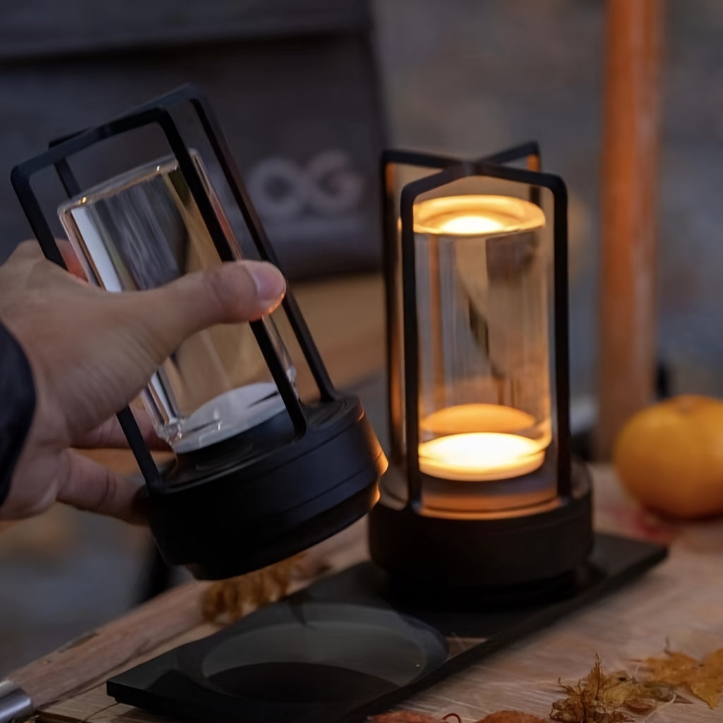 Tischlampe | Japanischer Stil | LED | Kabellos | Einfarbig | Touch-Bedienung-Luzern Mode