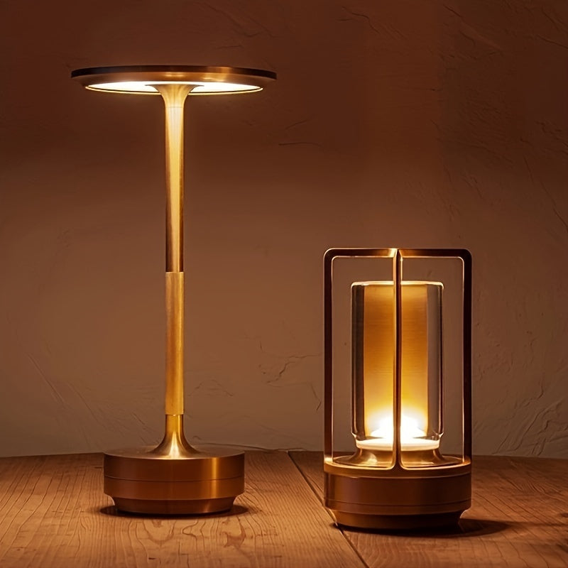 Tischlampe | Japanischer Stil | LED | Kabellos | Einfarbig | Touch-Bedienung-Luzern Mode