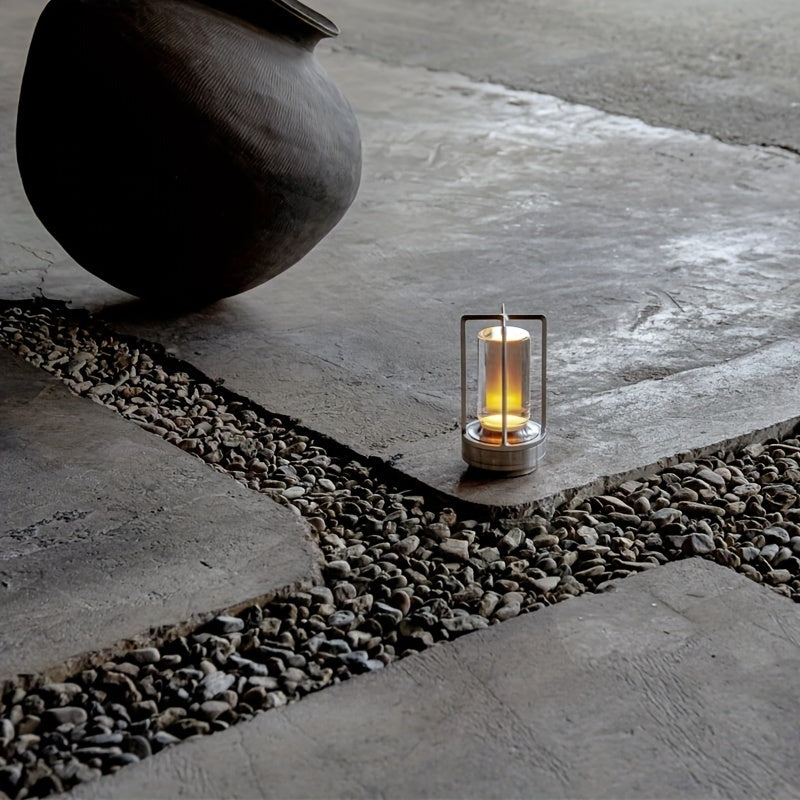 Tischlampe | Japanischer Stil | LED | Kabellos | Einfarbig | Touch-Bedienung-Luzern Mode