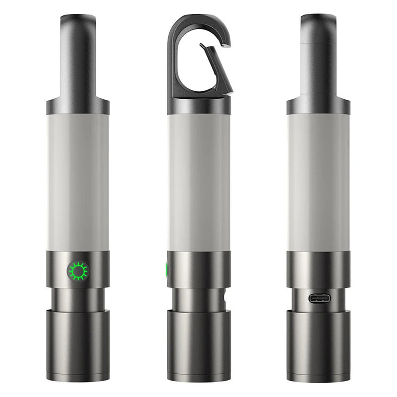Taschenlampe | Mehrfarbig Verstellbar Hell LED Langlebig USB-C Magnet-Luzern Mode