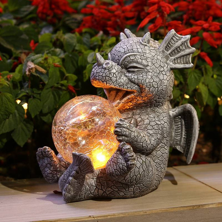 Drachenlampe | Niedlich | Kugel | LED | Innen | Kunstharz | USB | Energieeffizient-Luzern Mode
