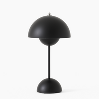 LED Tischlampe | Stilvoll | Pilzform | Vielseitig | Stimmungsvolles Licht | Langlebig-Schwarz-Luzern Mode