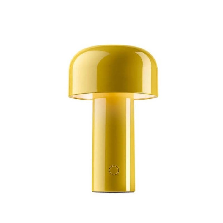 LED Tischlampe | Unifarben | Dimmbar | Langlebig | Wiederaufladbar | Modern | Pilzform-Gelb-Luzern Mode