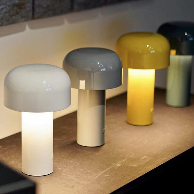 LED Tischlampe | Unifarben | Dimmbar | Langlebig | Wiederaufladbar | Modern | Pilzform-Luzern Mode