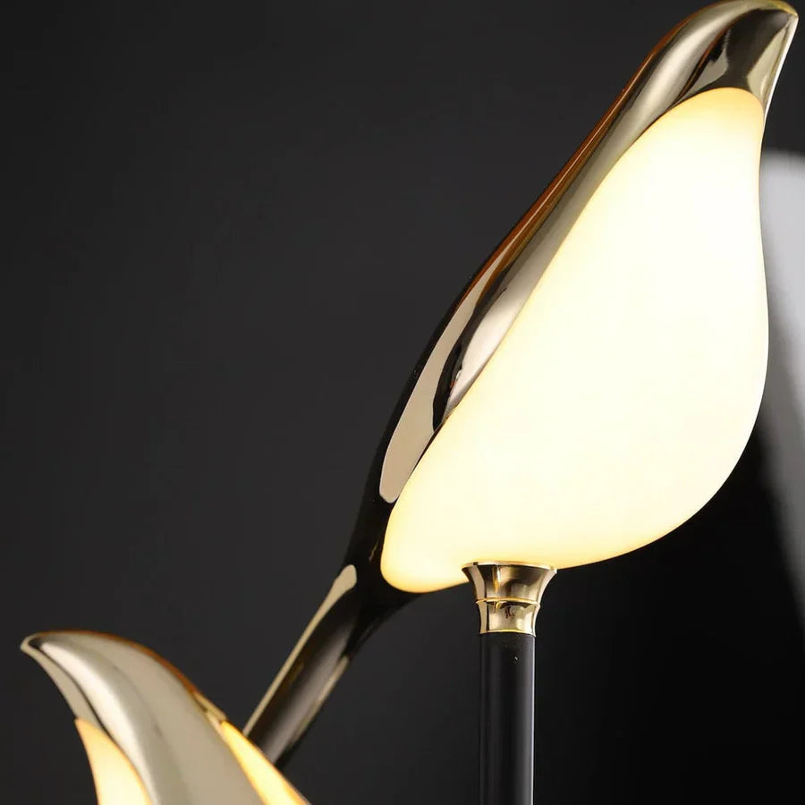 Tischlampe mit Vogel-Design | LED | Verstellbar | Nachhaltig | Sparsam-Luzern Mode