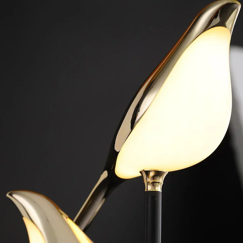 Tischlampe mit Vogel-Design | LED | Verstellbar | Nachhaltig | Sparsam-Luzern Mode