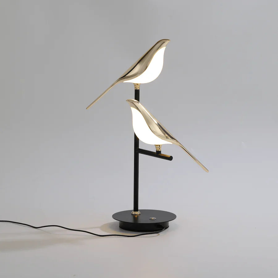 Tischlampe mit Vogel-Design | LED | Verstellbar | Nachhaltig | Sparsam-Luzern Mode