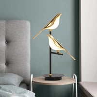 Tischlampe mit Vogel-Design | LED | Verstellbar | Nachhaltig | Sparsam-Luzern Mode