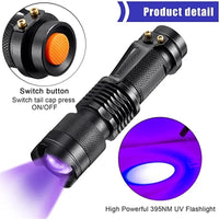 UV Zaklamp | LED Kompakt Inspektionsschmutzdetektion Aluminium Vielseitig-Luzern Mode
