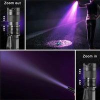 UV Zaklamp | LED Kompakt Inspektionsschmutzdetektion Aluminium Vielseitig-Luzern Mode