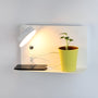 Wandleuchte mit USB-Anschluss | Aluminium | Praktisch | Schalter | LED-Weiß-Luzern Mode