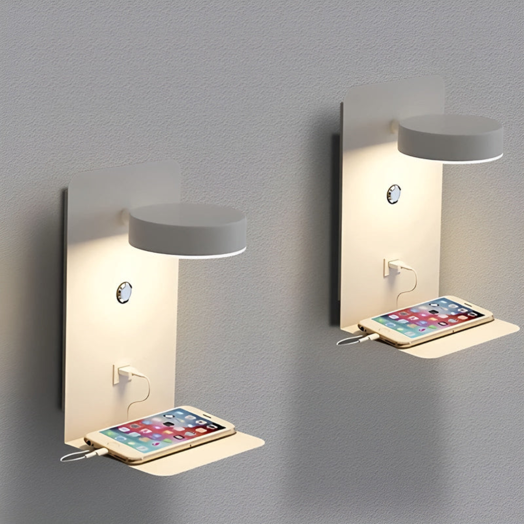 LED-Wandlampe | Wiederaufladbar Vielseitig Stilvoll Modern USB-Anschluss Energiesparend-Luzern Mode
