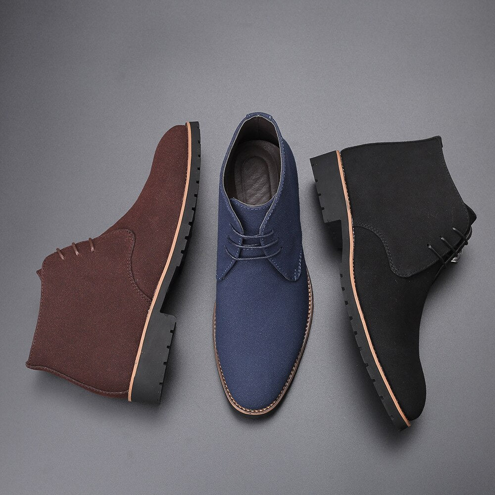 Herren Chelsea Stiefel aus Wildleder für Herbst/Winter-Luzern Mode