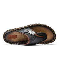 Herren Sandalen Sommer Outdoor Strand Handgefertigt Schuhe-Luzern Mode