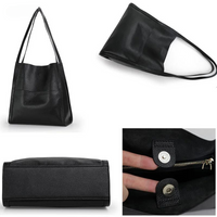 Luxuriöse Damen Lederhandtasche mit großem Stauraum-Luzern Mode