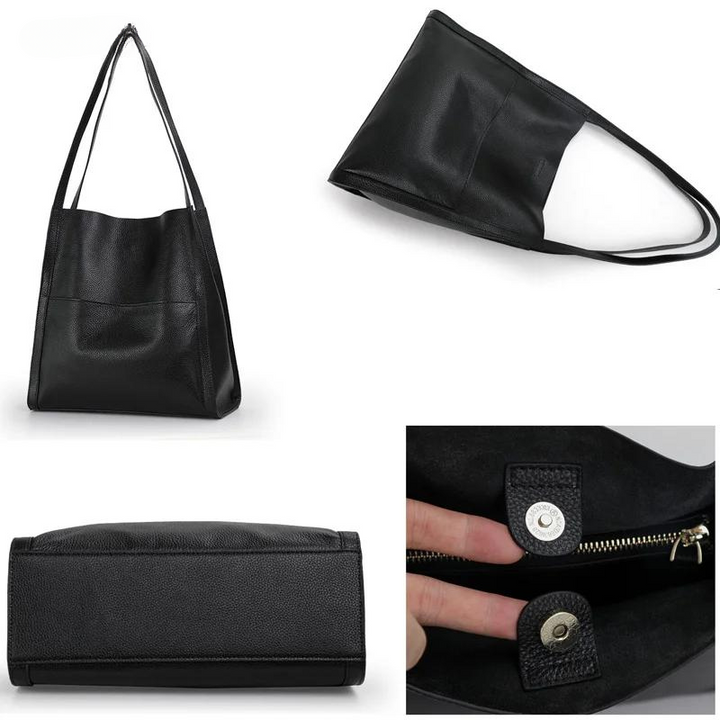 Luxuriöse Damen Lederhandtasche mit großem Stauraum-Luzern Mode