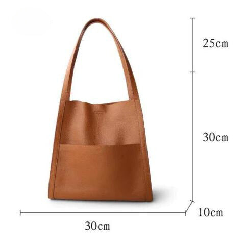 Luxuriöse Damen Lederhandtasche mit großem Stauraum-Luzern Mode