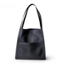 Luxuriöse Damen Lederhandtasche mit großem Stauraum-Schwarz-Luzern Mode