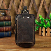 Hochwertige Leder Gürteltasche für Handy und Zubehör-Luzern Mode