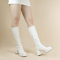 Damen Stiefel Hoch Absatz - Elegante Lederstiefel Online-Luzern Mode