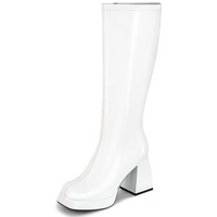 Damen Stiefel Hoch Absatz - Elegante Lederstiefel Online-Luzern Mode