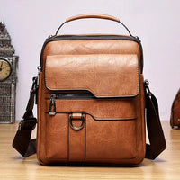 Hochwertige Leder Schultertasche für Herren - Modern & Stilvoll-Luzern Mode
