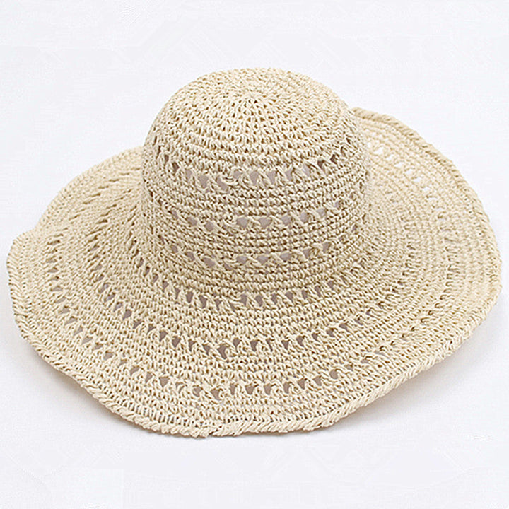 Retro Sommerhut Damen | Flaches Design | Leicht fallend | Lässig & Bequem-E-Luzern Mode