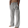 Sommerhose Herren | Leinen | Locker & bequem | Freizeit | Yoga | Alltag-Grau-S-Luzern Mode