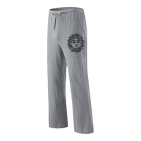 Sommerhose Herren | Leinen | Locker & bequem | Freizeit | Yoga | Alltag-Luzern Mode
