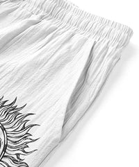 Sommerhose Herren | Leinen | Locker & bequem | Freizeit | Yoga | Alltag-Luzern Mode