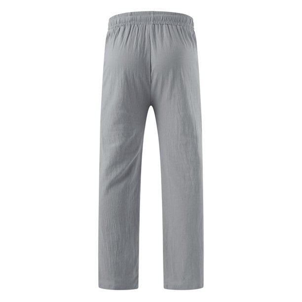 Sommerhose Herren | Leinen | Locker & bequem | Freizeit | Yoga | Alltag-Luzern Mode