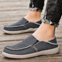 Trendige Sommer Slipper Herren | Atmungsaktive Schuhe | Rutschfeste Espadrilles-Dunkelgrau-39-Luzern Mode