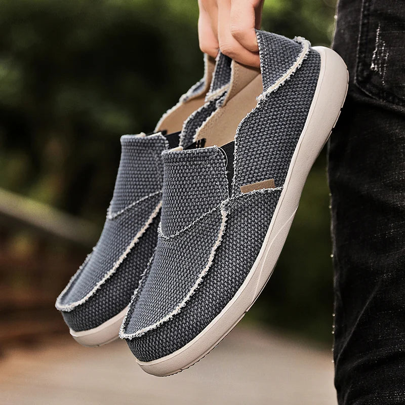 Trendige Sommer Slipper Herren | Atmungsaktive Schuhe | Rutschfeste Espadrilles-Luzern Mode
