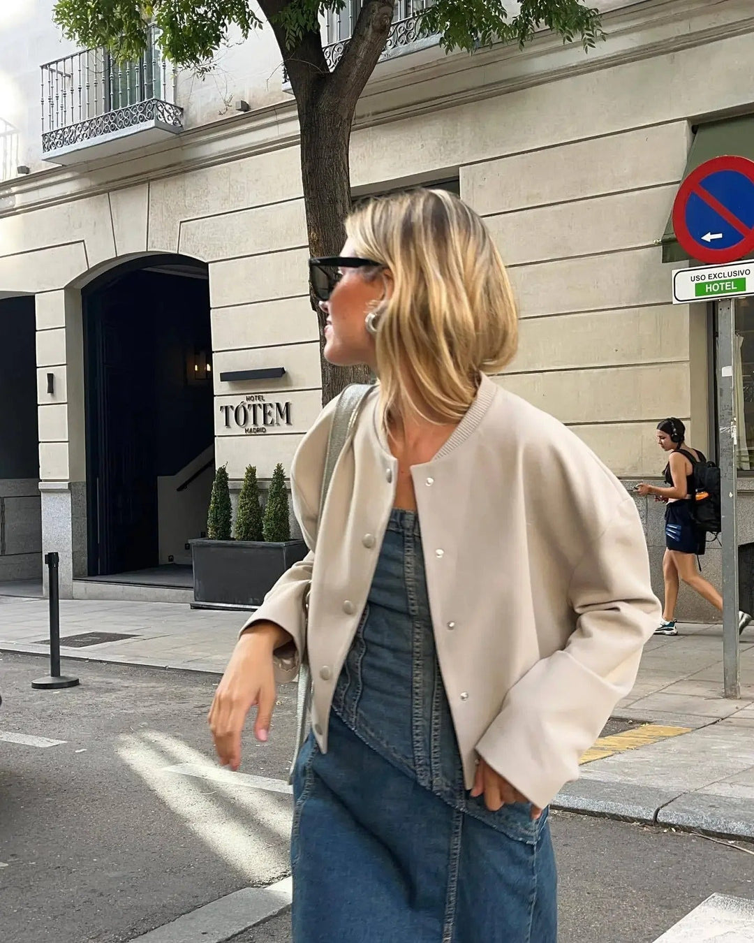 Leichtgewicht | Bomberjacke | Damen | Sommer | Stehkragen | Lässig | Schick-Luzern Mode