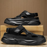 Sommerschuhe EVA Unisex | Atmungsaktive Schlappen | Leicht | Sommerlook | Strand-Schwarz-36-Luzern Mode