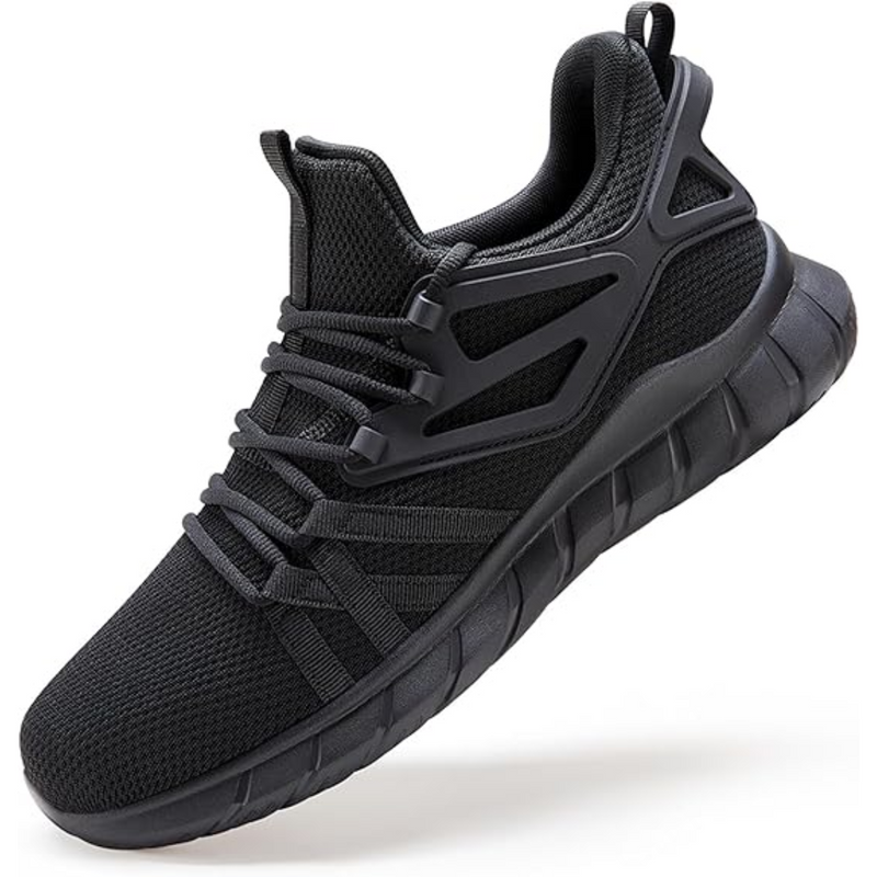 Herren Sportschuhe atmungsaktiv rutschfest Sneaker Fitness-Schwarz-36-Luzern Mode