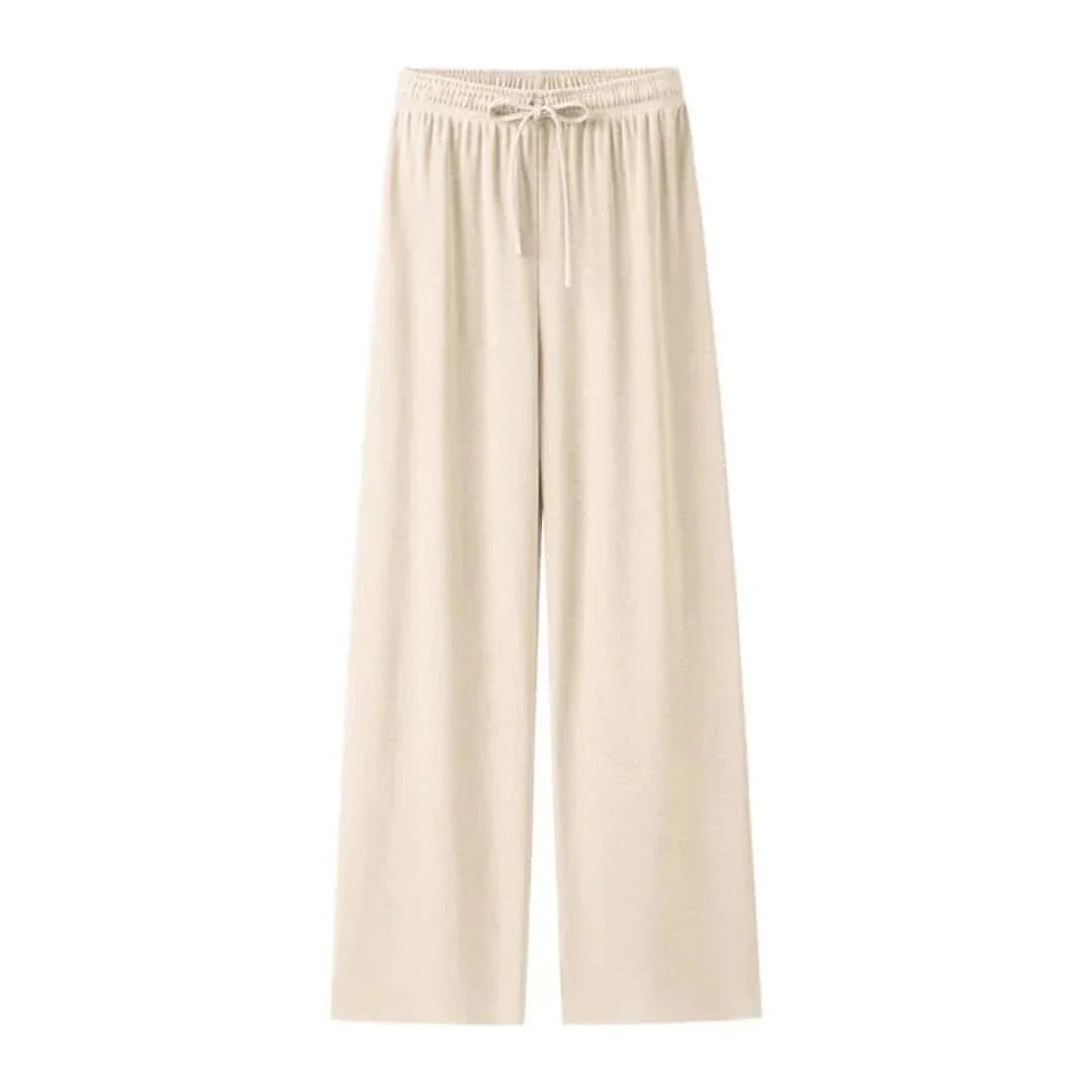Leinenhose Damen Sommer | Luftig | Weit | Leicht | Alltag | Strand | Büro-Luzern Mode