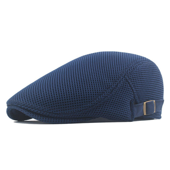 Sommer Schiebermütze Unisex | Atmungsaktive Kappe leicht | Stilvoll für Herren & Damen-Marine-Luzern Mode