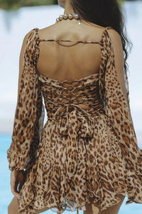 Leichte Sommerkleid mit eingebautem Höschen – Nola