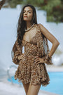 Leichte Sommerkleid mit eingebautem Höschen – Nola