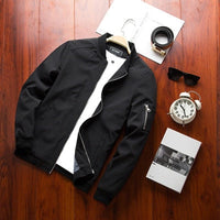 Bomberjacke Herren | Slim Fit | Leicht & modern | Freizeitjacke mit Reißverschluss-Luzern Mode