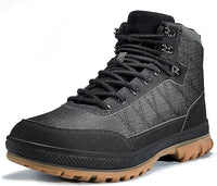 Herren Wanderschuhe rutschfest wasserdicht Outdoor Stiefel-Grau/Schwarz-40-Luzern Mode