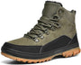 Herren Wanderschuhe rutschfest wasserdicht Outdoor Stiefel-Grün/Schwarz-40-Luzern Mode