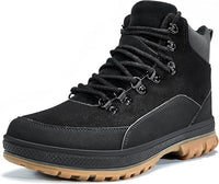 Herren Wanderschuhe rutschfest wasserdicht Outdoor Stiefel-Schwarz-40-Luzern Mode