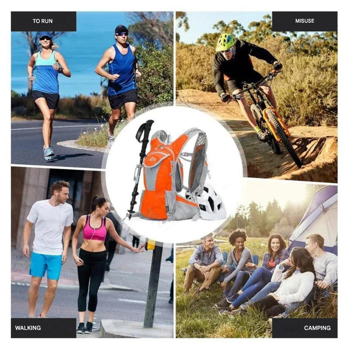 Wasser Rucksack | Leicht | Vielseitig | Funktional | Survival | Langlebig | Kompakt-Luzern Mode