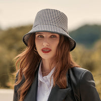 Damen Sommerhut | Stoff Bucket Hat | Leicht & Atmungsaktiv | Für Urlaub & Alltag-Luzern Mode