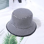 Damen Sommerhut | Stoff Bucket Hat | Leicht & Atmungsaktiv | Für Urlaub & Alltag-Schwarz-Einheitsgröße-Luzern Mode